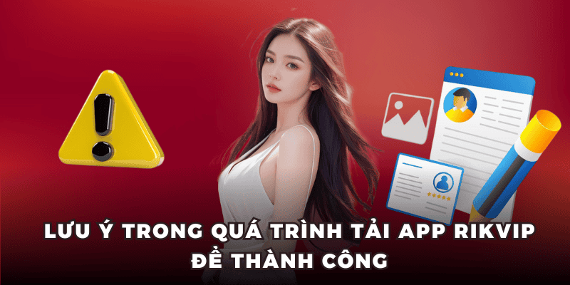 Lưu ý trong quá trình tải app RIKVIP để thành công