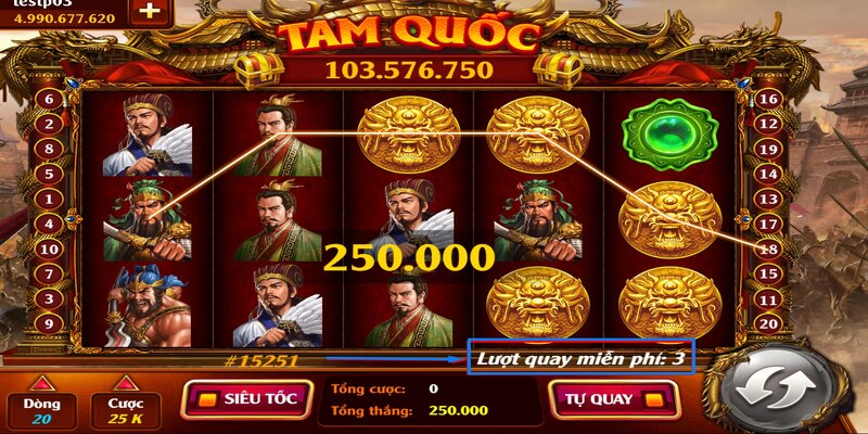Một số tips quay slot slot Tam Quốc trong website Rikvip chắc thắng